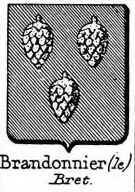Brandonnier Coat of Arms / Family Crest 0
