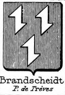 Brandscheidt Coat of Arms / Family Crest 0