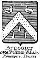 Brassier Coat of Arms / Family Crest 2