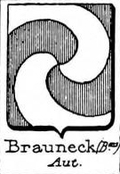 Brauneck Coat of Arms / Family Crest 3
