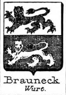 Brauneck Coat of Arms / Family Crest 5