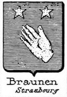 Braunen Coat of Arms / Family Crest 0