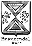 Braunendal Coat of Arms / Family Crest 0