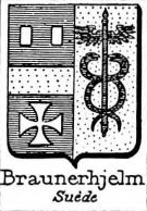 Braunerhjelm Coat of Arms / Family Crest 0