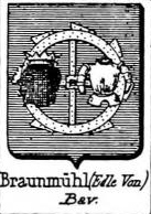 Braunmuhl Coat of Arms / Family Crest 0