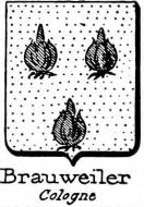 Brauweiler Coat of Arms / Family Crest 0
