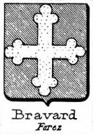Bravard Coat of Arms / Family Crest 1
