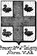 Brecey Coat of Arms / Family Crest 1