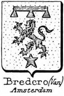 Bredero Coat of Arms / Family Crest 1