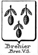 Brehier Coat of Arms / Family Crest 0
