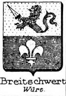 Breitschwert Coat of Arms / Family Crest 0