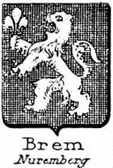 Brem Coat of Arms / Family Crest 1