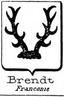 Brendt Coat of Arms / Family Crest 1