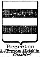 Brereton Coat of Arms / Family Crest 1