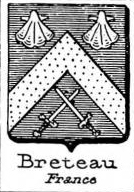 Breteau Coat of Arms / Family Crest 0