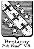 Bretigny Coat of Arms / Family Crest 1