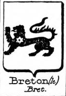 Breton Coat of Arms / Family Crest 9