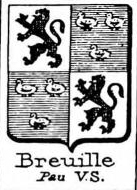 Breuille Coat of Arms / Family Crest 1