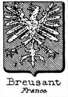 Breusant Coat of Arms / Family Crest 0