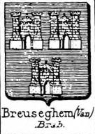 Breuseghem Coat of Arms / Family Crest 0