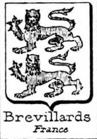Brevillards Coat of Arms / Family Crest 0