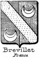 Brevillet Coat of Arms / Family Crest 0