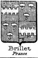 Brillet Coat of Arms / Family Crest 0