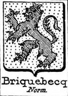 Briquebecq Coat of Arms / Family Crest 0
