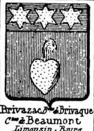 Brivazac Coat of Arms / Family Crest 0