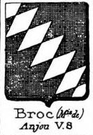 Broc Coat of Arms / Family Crest 3