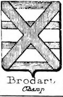 Brodart Coat of Arms / Family Crest 0