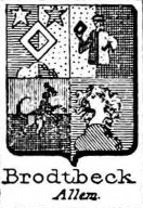 Brodtbeck Coat of Arms / Family Crest 0