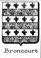 Broncourt Coat of Arms / Family Crest 0