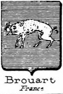 Brouart Coat of Arms / Family Crest 1