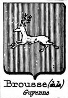 Brousse Coat of Arms / Family Crest 1