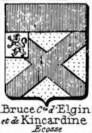 Bruce Coat of Arms / Family Crest 8