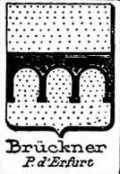 Bruckner Coat of Arms / Family Crest 3