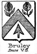 Bruley Coat of Arms / Family Crest 1