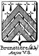 Brunetiere Coat of Arms / Family Crest 1