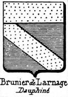 Brunier Coat of Arms / Family Crest 1