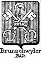 Brunschwyler Coat of Arms / Family Crest 0