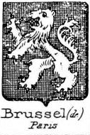 Brussel Coat of Arms / Family Crest 0