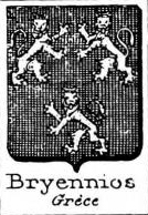 Bryennios Coat of Arms / Family Crest 0