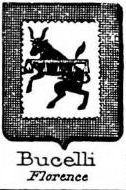 Bucelli Coat of Arms / Family Crest 1