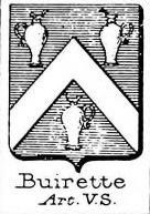 Buirette Coat of Arms / Family Crest 1