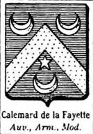 Calemard Coat of Arms / Family Crest 1