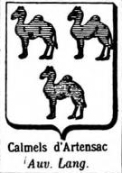 Calmels Coat of Arms / Family Crest 0