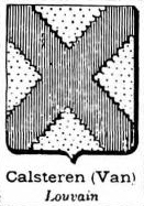 Calsteren Coat of Arms / Family Crest 0