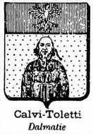 Calvi Coat of Arms / Family Crest 12