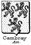 Cambray Coat of Arms / Family Crest 1